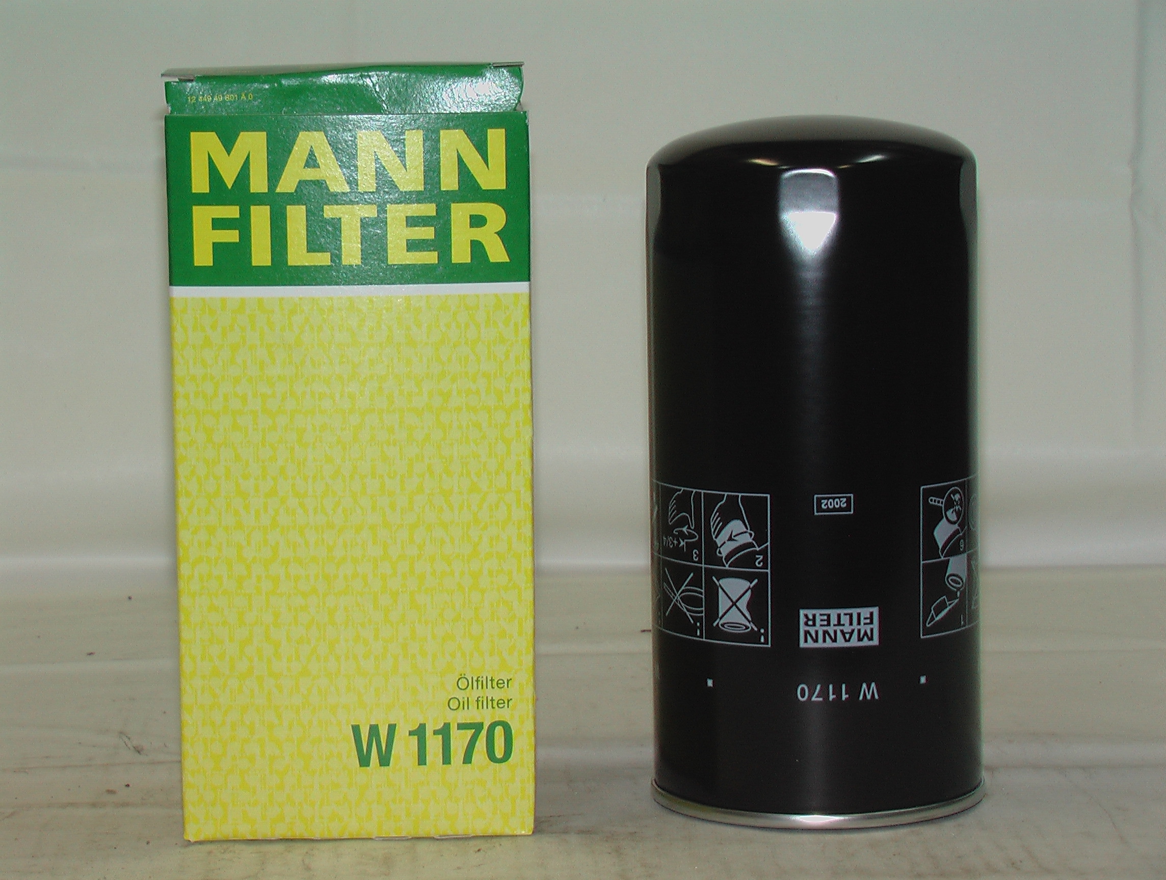 Фильтр масла MANN W 1170 для компрессора