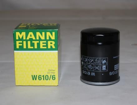 Масляный фильтр MANN для двигателя W 610/6 